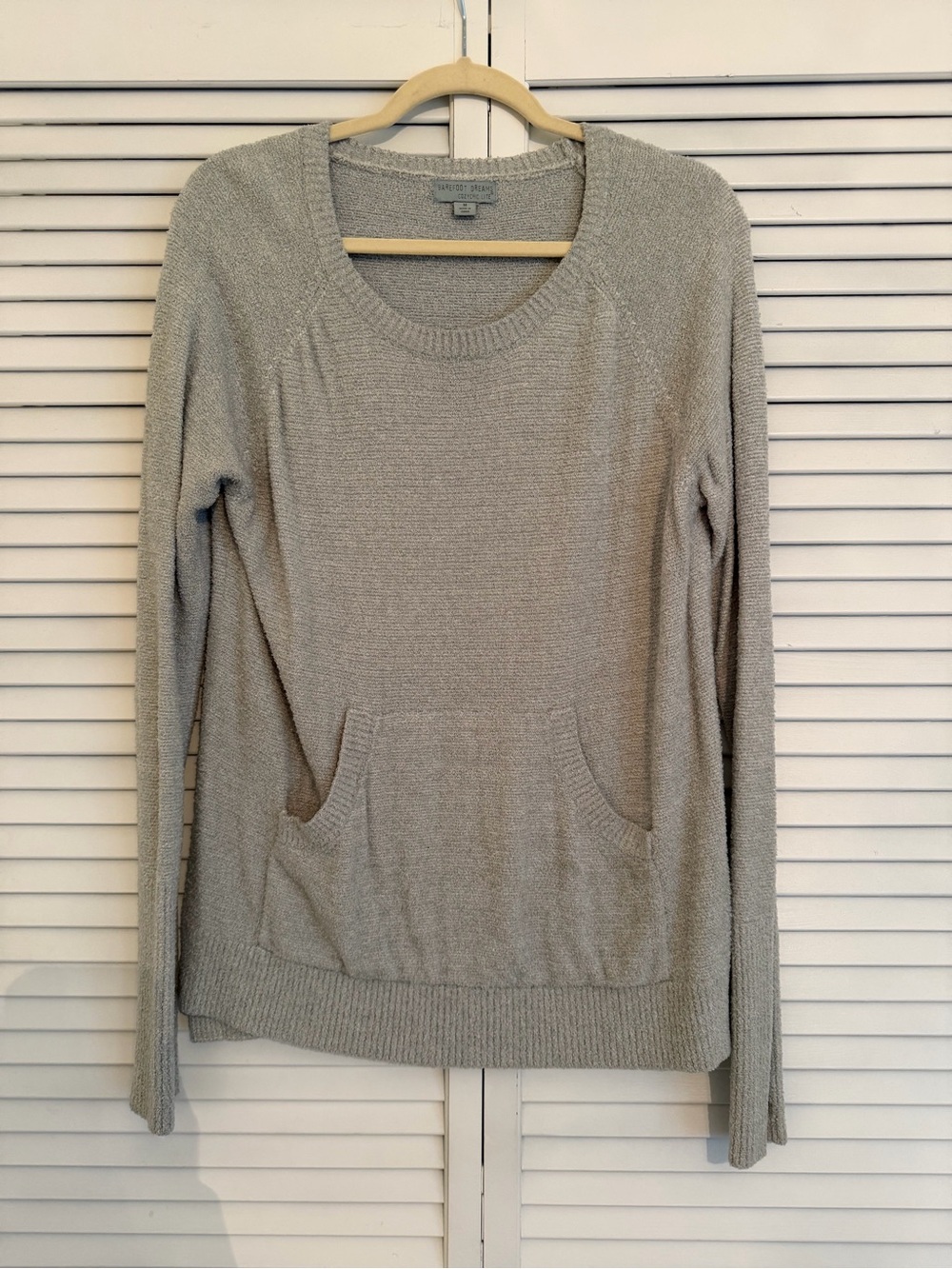 Barefoot dreams scoopneck sweater